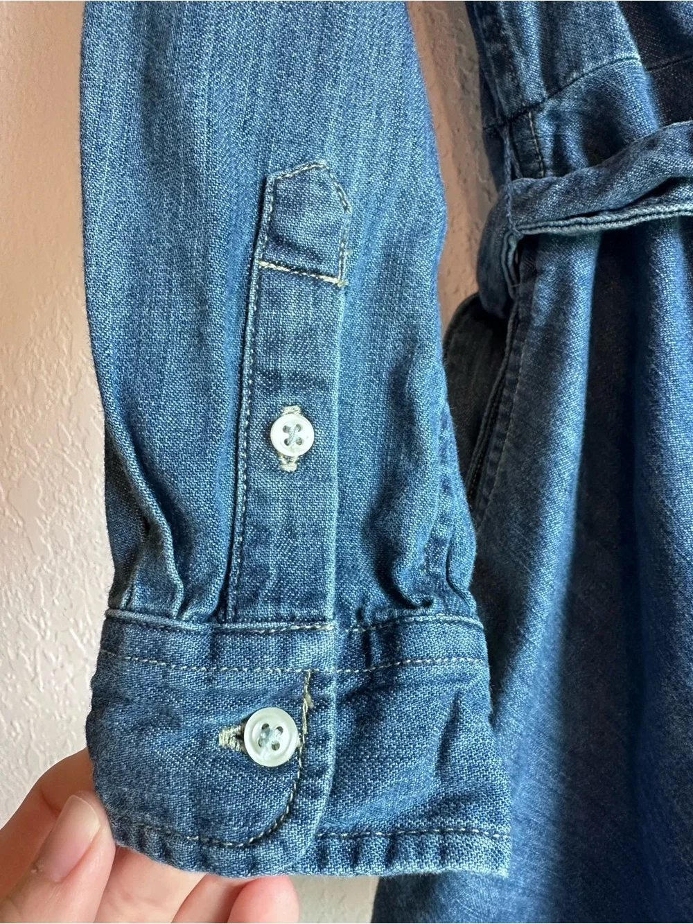 Ralph Lauren Indigo Denim Belted Shirt Dress